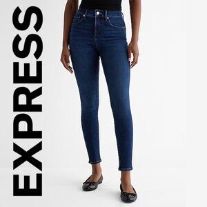 Express dark wash skinny jeans-sz 6. Excellent used condition! Your go-to jeans!